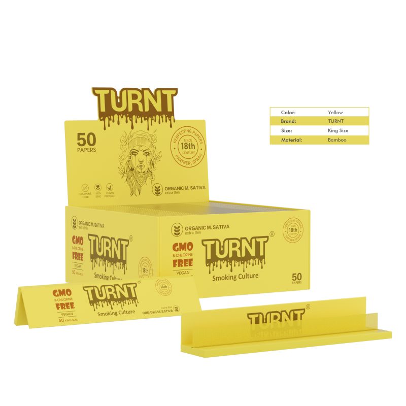 TURNT Sophistique 1-1/4 Rolling Papers & Tips
