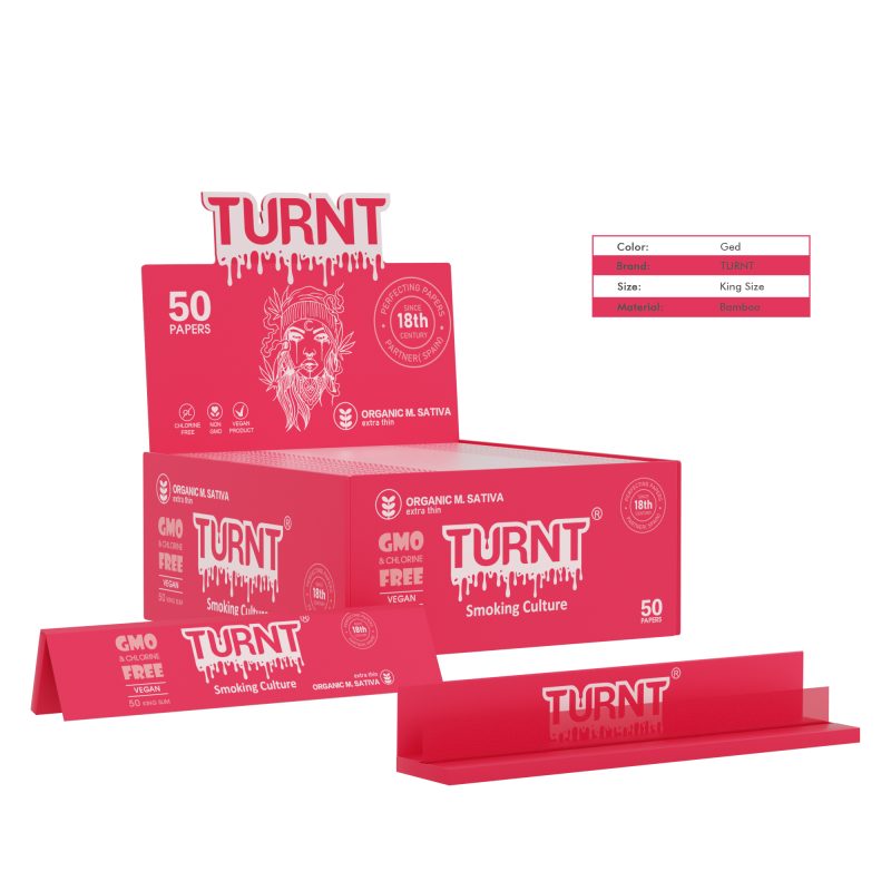 TURNT Sophistique 1-1/4 Rolling Papers & Tips