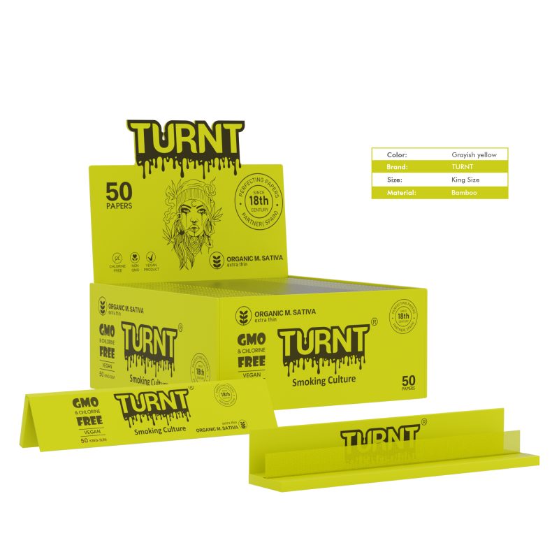 TURNT Sophistique 1-1/4 Rolling Papers & Tips