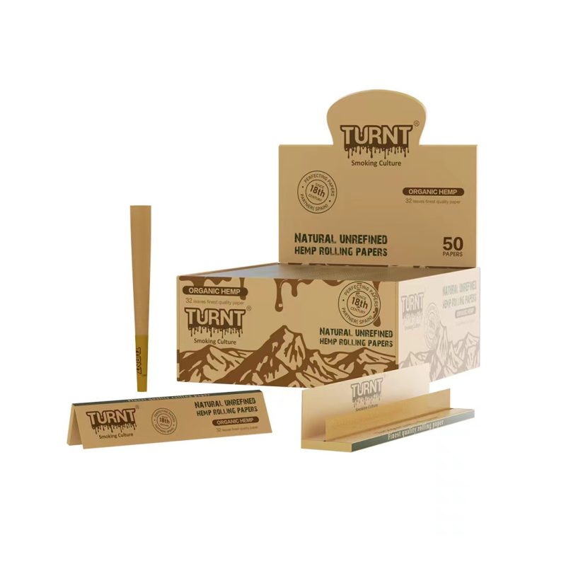 turnt Classic Unbleached Smoking Regular 1 1.4 (1.25) Papers
